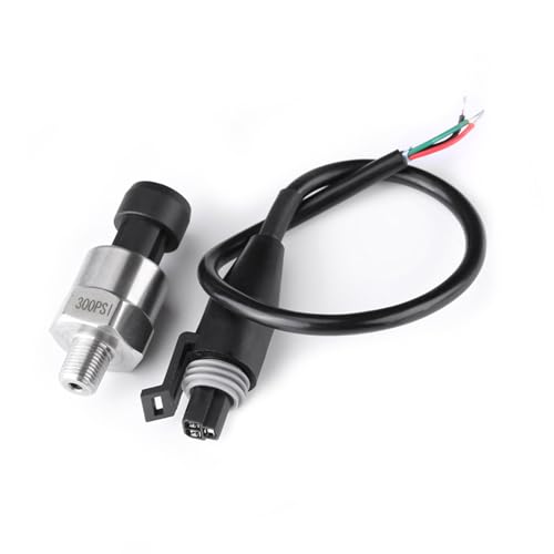 Langlebiger Edelstahldrucksensor für Ölbrennstoff Luftwasser, Präzisionsdruckschauer für die Tanküberwachung, Geeignet -Projekte Geeignet (300psi) von Headerbs