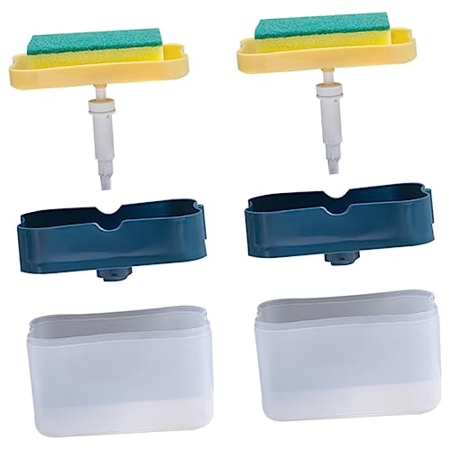 Healeved 2 Sätze Seifenspender Spülmittelspender Geschirrspülschwämme Waschbecken Wäscher Halter Spülmittelhalter Praktische Seifenpumpe Wassign Automatisch Abs Seifenschalenhalter Healeved 2 Sätze Seifenspender Spülmittelspender Geschirrspülschwämme Waschbecken Wäscher Halter Spülmittelhalter Praktische Seifenpumpe Wassign Automatisch Abs Seifenschalenhalter von Healeved