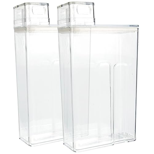 Healeved 2 Stück Wäsche-Aufbewahrungsbox Wascheimer Wäschebox Wäscheblätter Klarer Ständer Pulverisierte Wäsche Flüssige Wäsche Transparenter Untereimer Healeved 2 Stück Wäsche-Aufbewahrungsbox Wascheimer Wäschebox Wäscheblätter Klarer Ständer Pulverisierte Wäsche Flüssige Wäsche Transparenter Untereimer von Healeved