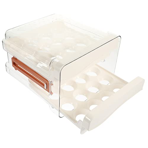 Healeved 2St Sortierbox für Eier Eierablage aus Kunststoff Paletten aus Kunststoff Eierhalter für den Kühlschrank Ei-Organizer für den Haushalt Ei-Organizer Eierbehälter von Healeved