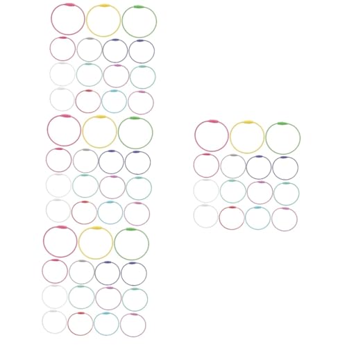 Healeved 4 Sätze Schlüsselanhänger Aus Drahtseil Gewebter Schlüsselanhänger Kabel Schlüsselanhänger Lanyard Für Schlüssel Zubehör Schlüsselkettenringe Metall 15 Stück * 4 von Healeved