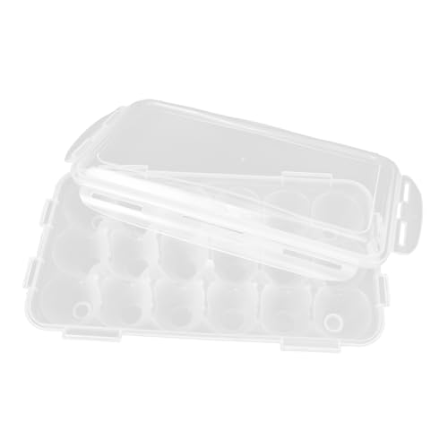 Healeved 4Er-Box Eierständer durchsichtiger Plastikbehälter Kunststoffpalette Ei Fall Essenstablett Kühlschrank Eierhalter tragbare Eierkiste Hund Container Eierbeutel Eierkarton Weiß Healeved 4Er-Box Eierständer durchsichtiger Plastikbehälter Kunststoffpalette Ei Fall Essenstablett Kühlschrank Eierhalter tragbare Eierkiste Hund Container Eierbeutel Eierkarton Weiß von Healeved