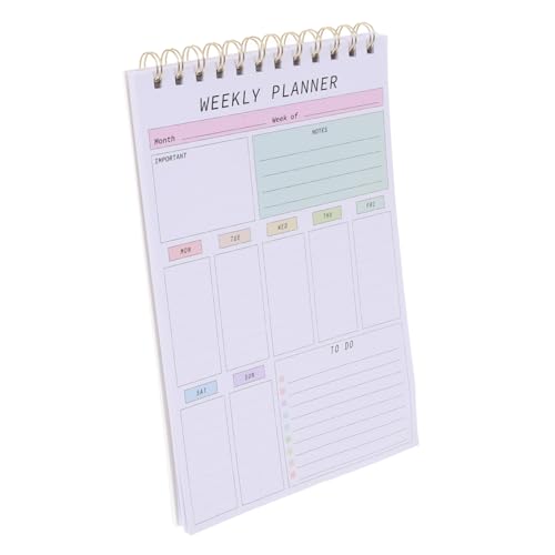 Healeved Notizbuch Notizblock Planer To Do Pad Stahldraht von Healeved