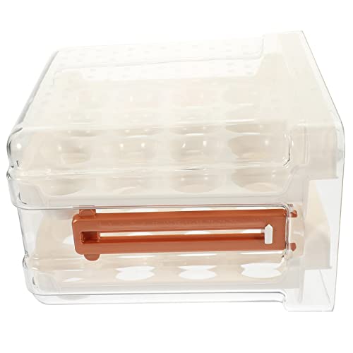 Healeved Sortierbox Für Eier Kühlschrank-organizer Eierbehälter Für Kühlschrank Ei-separator Eierablage-organizer Aufbewahrungsbehälter Für Eier Eierregal Doppelschicht Plastik Veranstalter von Healeved