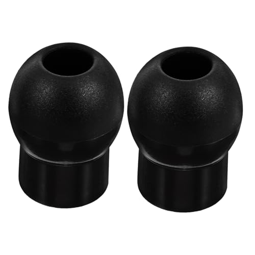 Healifty 1 Paar Ohrstöpsel Halter Stecker Ohrhörerersatz Ohrstöpsel Zum Schlafen Ohr Zubehör Ohrhaken Ohrhörer-tipps Motorrad Ohrstöpsel Ersatzzubehör Abdeckung Kieselgel Black von Healifty