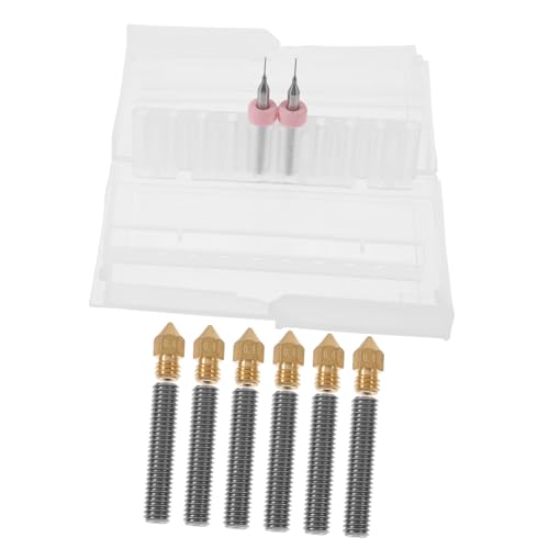 Healifty 1 Satz 14 Stück Druckerzubehör 3D Drucker 3D-Druckerteile Extruderdüse Zufällige Farbe Healifty 1 Satz 14 Stück Druckerzubehör 3D Drucker 3D-Druckerteile Extruderdüse Zufällige Farbe von Healifty