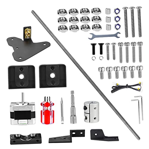Healifty 1 Satz Doppelschraubenzubehör 3d drucker zubehör Schraubensatz für 3D-Drucker Schrauben-Upgrade-Teile Doppel-Z-Achsen-Schrittmotor integrierter Schrittmotor Führungsschraube Metall Healifty 1 Satz Doppelschraubenzubehör 3d drucker zubehör Schraubensatz für 3D-Drucker Schrauben-Upgrade-Teile Doppel-Z-Achsen-Schrittmotor integrierter Schrittmotor Führungsschraube Metall von Healifty