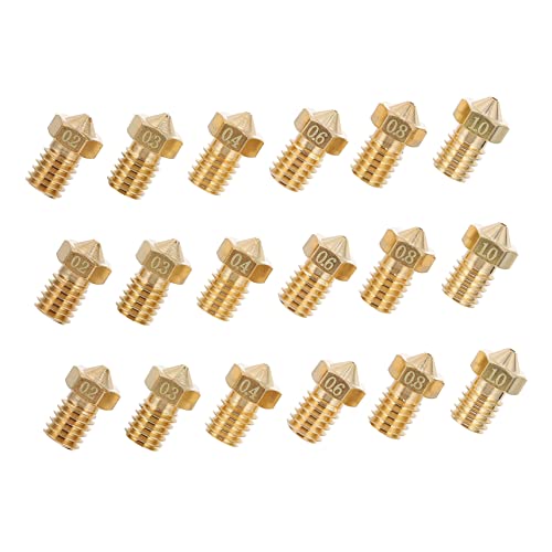 Healifty 1 Satz Druckerdüse Düsen Düse Für 3d-drucker Zubehör Für 3d-drucker Messing Golden 30 Stück Healifty 1 Satz Druckerdüse Düsen Düse Für 3d-drucker Zubehör Für 3d-drucker Messing Golden 30 Stück von Healifty
