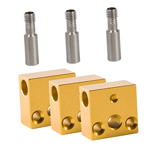 Healifty 1 Satz Heizungsblockzubehör fit rostfrei metallisch Ersatz Hitze Extruder-Heizblock Heizblock für 3D-Drucker Extruder Halsrohr heißes Ende Extruder Hot-End Rachenschlauch Aluminium Healifty 1 Satz Heizungsblockzubehör fit rostfrei metallisch Ersatz Hitze Extruder-Heizblock Heizblock für 3D-Drucker Extruder Halsrohr heißes Ende Extruder Hot-End Rachenschlauch Aluminium von Healifty