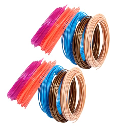 Healifty 1 Set 10 Rollen 3D Druckzubehör 3D Druckerfilament 3D Druckdrähte 3D Druckverbrauchsmaterial von Healifty