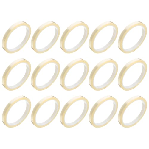 Healifty 15 Stück Hochtemperaturbeständiges Klebeband Butyl Vinyl abklebeband Spulenversorgung schützendes Wärmeübertragungsband Hitzebeständige Bänder das Haustier Healifty 15 Stück Hochtemperaturbeständiges Klebeband Butyl Vinyl abklebeband Spulenversorgung schützendes Wärmeübertragungsband Hitzebeständige Bänder das Haustier von Healifty