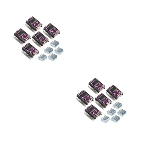 Healifty 2 Sätze Schrittmotortreiber Treibermodul Motorsteuerung Schrittmotoren Stepper Rerap 3d-drucker 5 Stück * 2 von Healifty
