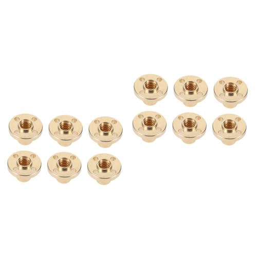 Healifty 2 Sätze Zubehör Für Den 3d-druck Schrauben T8 Schraube Trapezgewindemutter Z Nuss Teile T8 Mutter 3d Drucker Zubehör T8 Leitspindel Messing Golden 6 Stück * 2 Healifty 2 Sätze Zubehör Für Den 3d-druck Schrauben T8 Schraube Trapezgewindemutter Z Nuss Teile T8 Mutter 3d Drucker Zubehör T8 Leitspindel Messing Golden 6 Stück * 2 von Healifty