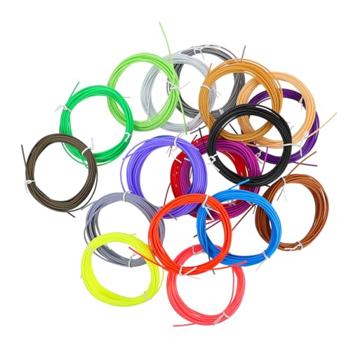 Healifty 20 Stück 20 Verbrauchsmaterialien Für 3d-druckstifte Nachfüllungen Zubehör Für Den 3d-druck Stiftfilament Filament Für 3d-stift Niedrige Temp Druckzubehör Plastik von Healifty