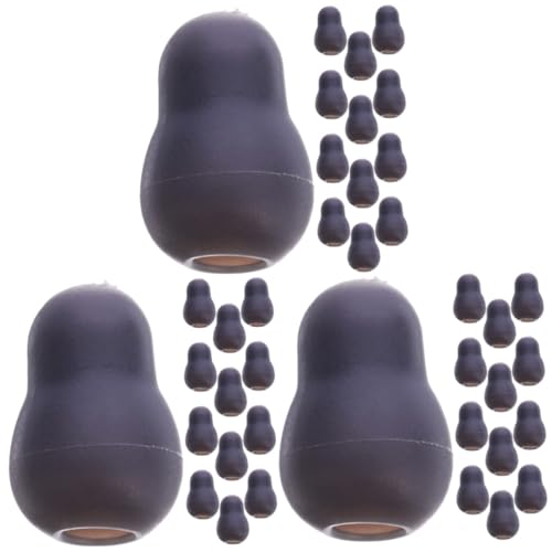 Healifty 3 Sätze Ohrstöpsel Membran Tipp Ohrhörer Ohrstöpsel Zum Schlafen Für Ersatz-ohrstöpsel Weichdichtende Ohrstöpsel Zubehör Ohrspitze Ersatzteile Pvc Grey 10 Paare * 3 von Healifty