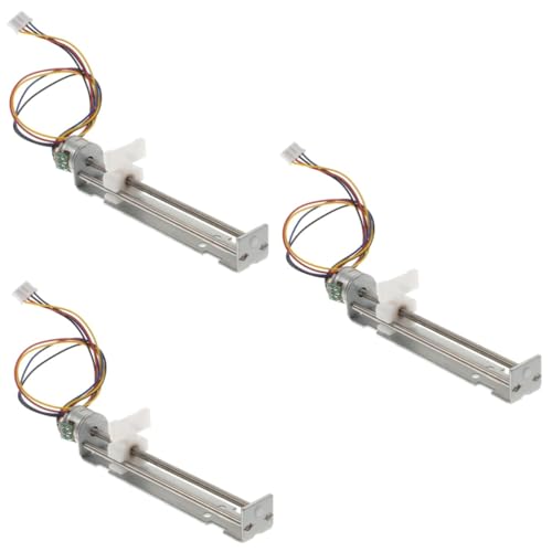 Healifty 3 Stück Lasergravurmaschinenmotor Diy Cnc-fräserteile Linearantrieb Stellglied Schrittmotor-linearschiene Aktuator Für Linearführungstisch Secc Verzinkt Silver Healifty 3 Stück Lasergravurmaschinenmotor Diy Cnc-fräserteile Linearantrieb Stellglied Schrittmotor-linearschiene Aktuator Für Linearführungstisch Secc Verzinkt Silver von Healifty