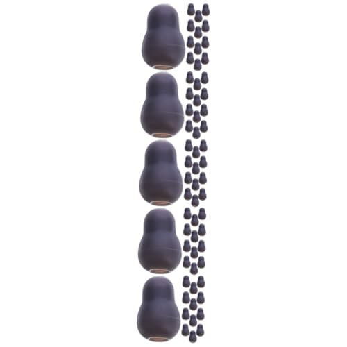 Healifty 5 Sätze Ohrstöpsel Tipps Membran Ohrhörer Ohrstöpsel Zum Schlafen Ersatz Ohrenspitzen Teile Zubehör Weichdichtende Ohrstöpsel Ohrspitze Für Pvc Grey 10 Paare * 5 von Healifty
