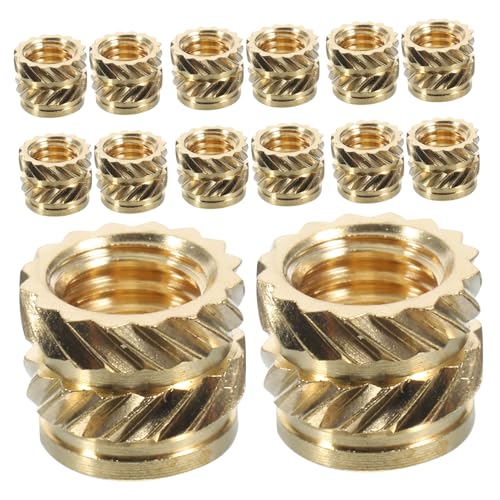 Healifty 50-Teiliges Set 3D -Druckmuttern Gewinde Rändelmuttern Einbettungsmuttern für den 3D-Druck Einbettungsmutter erhitzen Gewindeeinsätze für Holz Kupfer Golden Healifty 50-Teiliges Set 3D -Druckmuttern Gewinde Rändelmuttern Einbettungsmuttern für den 3D-Druck Einbettungsmutter erhitzen Gewindeeinsätze für Holz Kupfer Golden von Healifty