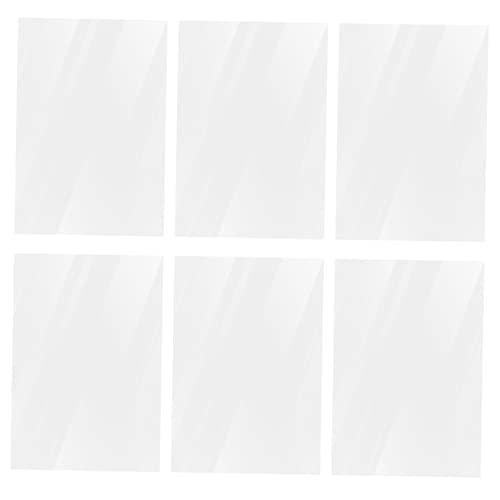 Healifty 6 Blätter Folie Mit Hoher Durchlässigkeit Trennfolie Bedrucken Film Transparenz Fep Transparent von Healifty