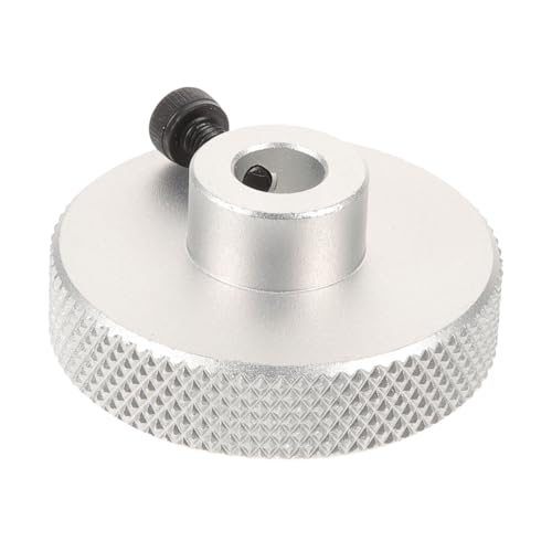 Healifty Druckerhandrad Tragbare Räder Leichtes Positionierungshandrad Riemenscheibe Kleiner Maschinengriff Robustes Handrad 3D Drucker Robustes Motorhandrad Aluminiumlegierung von Healifty
