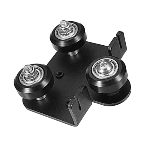 Healifty Extruder Stützplatte 3D Druckerteile 3D Druckerzubehör Metall Rückwandmontageplatte Schwarz von Healifty