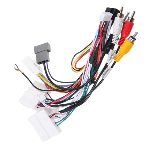 Healifty Stromkabel für Geschirr Innere Autoradio Automobil Draht installieren Radio-Kabelbaum-Adapter Radio Kabelbaum Kfz -Verkabelung Stereo-Kabelbaum Gummi Black Healifty Stromkabel für Geschirr Innere Autoradio Automobil Draht installieren Radio-Kabelbaum-Adapter Radio Kabelbaum Kfz -Verkabelung Stereo-Kabelbaum Gummi Black von Healifty