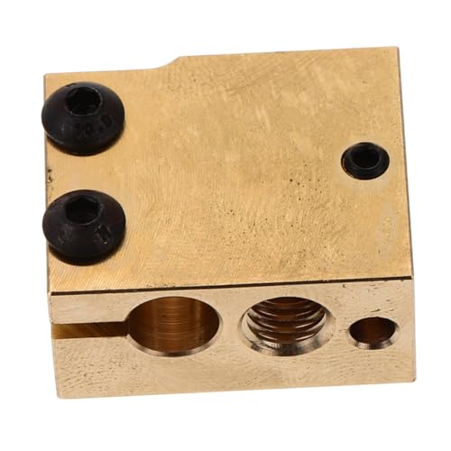 Healifty Zubehör für den 3D-Druck Extruder Teile Hitze 3d drucker heizblock 3d drucker zubehör Heizblock für 3D-Drucker Kupfer Golden Healifty Zubehör für den 3D-Druck Extruder Teile Hitze 3d drucker heizblock 3d drucker zubehör Heizblock für 3D-Drucker Kupfer Golden von Healifty