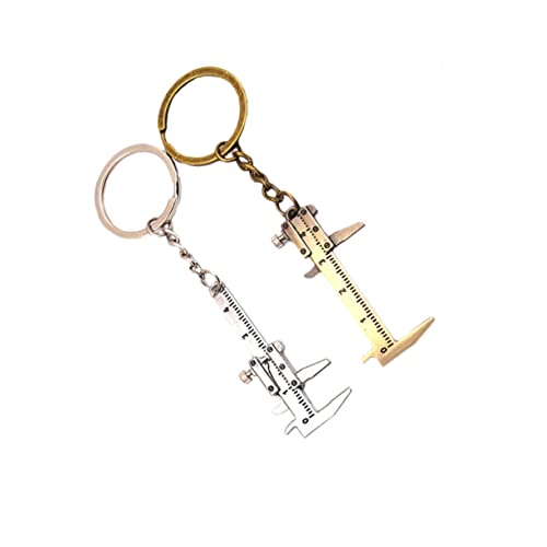 Healvian 2 Stück Messschieber Schlüsselanhänger Taschenlehre Schlüsselbund wählen Körper Messung Mini-Messwerkzeug Messschieber Lineal Schlüsselanhänger Zinklegierung Silver Healvian 2 Stück Messschieber Schlüsselanhänger Taschenlehre Schlüsselbund wählen Körper Messung Mini-Messwerkzeug Messschieber Lineal Schlüsselanhänger Zinklegierung Silver von Healvian