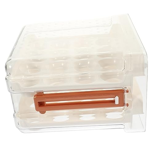 Healvian 2st Sortierbox Für Eier Kühlschrank Eierablage Kühlschrank-eier-organizer Ei-organizer Eierbehälter Serviertabletts Aus Kunststoff Spenderbehälter Eierregal Hund Lagerregal Plastik von Healvian