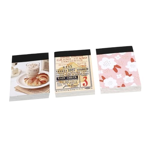 Healvian 3 Stück Collage Dekorationspapier Schrottbuch Sammelalbum Liefert Ideen-notizbuch Scrapbooking Ästhetisch Planer Kleiner Notizblock Colorful Healvian 3 Stück Collage Dekorationspapier Schrottbuch Sammelalbum Liefert Ideen-notizbuch Scrapbooking Ästhetisch Planer Kleiner Notizblock Colorful von Healvian