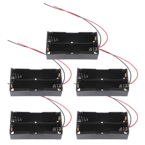 Healvian 5 Stück 2 Batteriefach 3.7V Batteriehalter Powerbank Ultraleicht Batteriehalterung Batteriekasten mit Leitungen 2 AA-Batteriefach AA-Batteriegehäuse Healvian 5 Stück 2 Batteriefach 3.7V Batteriehalter Powerbank Ultraleicht Batteriehalterung Batteriekasten mit Leitungen 2 AA-Batteriefach AA-Batteriegehäuse von Healvian
