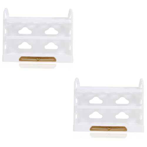 Healvian Kunststoffbehälter 2 Stück Eier Aufbewahrungsbox Organizer Kühlschrank Weiß Pp Schubladenfach Healvian Kunststoffbehälter 2 Stück Eier Aufbewahrungsbox Organizer Kühlschrank Weiß Pp Schubladenfach von Healvian