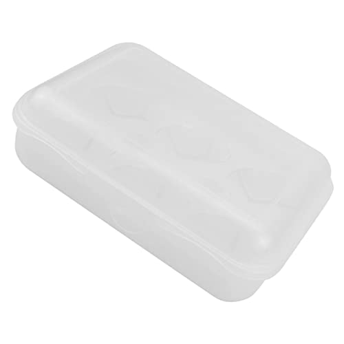 Healvian Kunststoffbehälter Box Druckfester Eierkarton Weißes Eierbrett Desktop Reisekunststoff Reisebehälter von Healvian