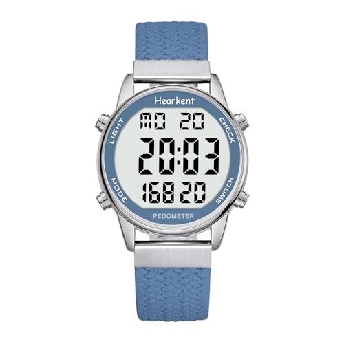 HEARKEN Schrittzähler für Damen Schrittzähler Kalorienzähler 30M Wasserdicht Großes LCD-Display HEARKEN Schrittzähler für Damen Schrittzähler Kalorienzähler 30M Wasserdicht Großes LCD-Display von Hearkent