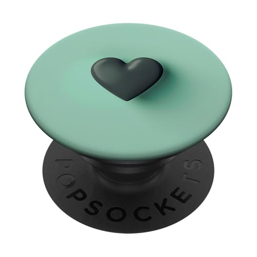 Herz auf Türkis PopSockets Klebender PopGrip von Heart Accessories