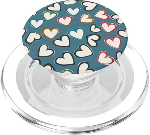 Herzmuster, bunt PopSockets PopGrip für MagSafe von Heart Accessories