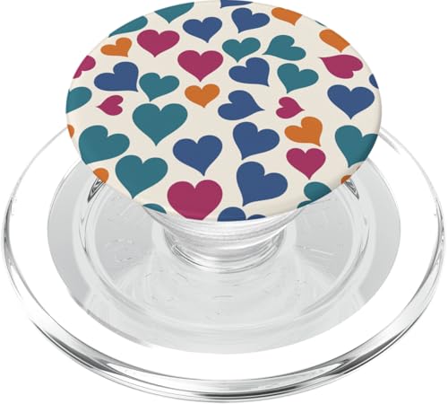 Herzmuster, bunt PopSockets PopGrip für MagSafe von Heart Accessories