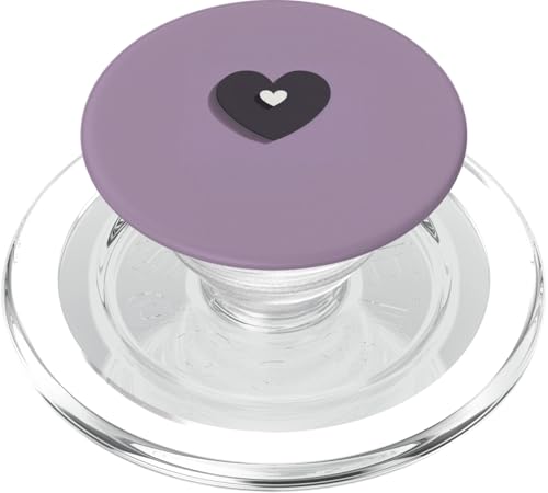 Lila Herz PopSockets PopGrip für MagSafe von Heart Accessories