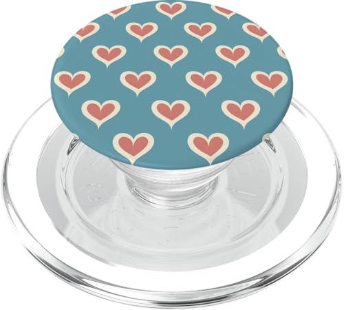 Minimalistisches Herzmuster PopSockets PopGrip für MagSafe von Heart Accessories