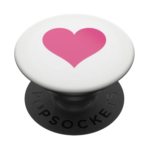 Rosa Herz PopSockets Klebender PopGrip von Heart Accessories