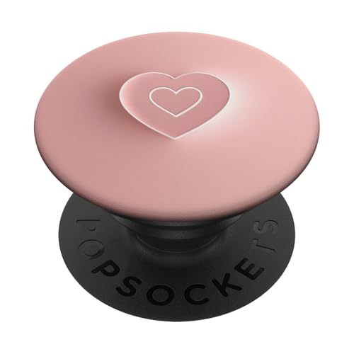 Rosa Herz PopSockets Klebender PopGrip von Heart Accessories