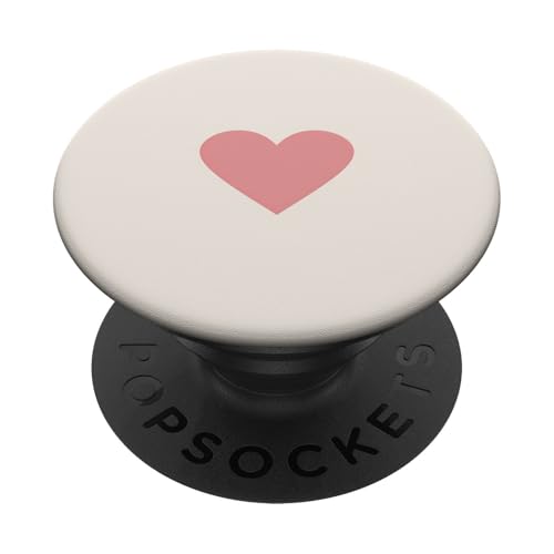 Rosa Herz PopSockets Klebender PopGrip von Heart Accessories