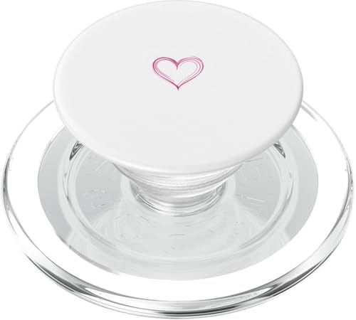 Rosa Herz PopSockets PopGrip für MagSafe von Heart Accessories