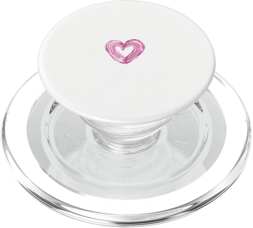 Rosa Herz PopSockets PopGrip für MagSafe von Heart Accessories