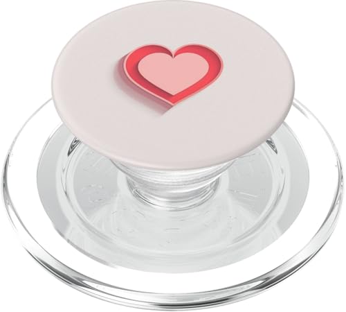 Rosa Herz PopSockets PopGrip für MagSafe von Heart Accessories