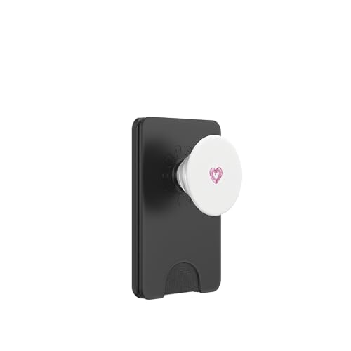 Rosa Herz PopSockets PopWallet für MagSafe von Heart Accessories