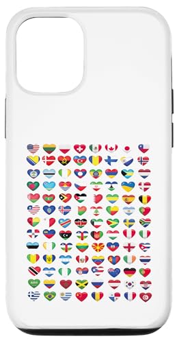 Herz Flaggen der Länder der Welt Flaggen Herren Damen Hülle für iPhone 12/12 Pro Herz Flaggen der Länder der Welt Flaggen Herren Damen Hülle für iPhone 12/12 Pro von Heart Flags of the Countries of the World Flags