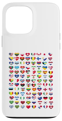 Herz Flaggen der Länder der Welt Flaggen Herren Damen Hülle für iPhone 13 Pro Max Herz Flaggen der Länder der Welt Flaggen Herren Damen Hülle für iPhone 13 Pro Max von Heart Flags of the Countries of the World Flags