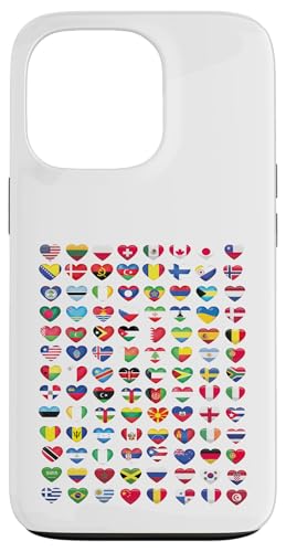 Herz Flaggen der Länder der Welt Flaggen Herren Damen Hülle für iPhone 13 Pro Herz Flaggen der Länder der Welt Flaggen Herren Damen Hülle für iPhone 13 Pro von Heart Flags of the Countries of the World Flags
