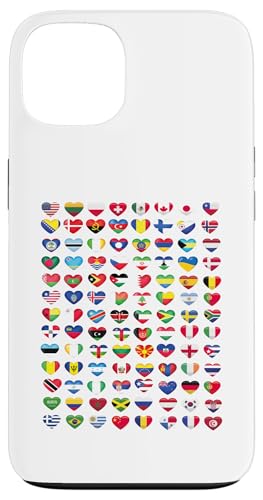 Herz Flaggen der Länder der Welt Flaggen Herren Damen Hülle für iPhone 13 Herz Flaggen der Länder der Welt Flaggen Herren Damen Hülle für iPhone 13 von Heart Flags of the Countries of the World Flags